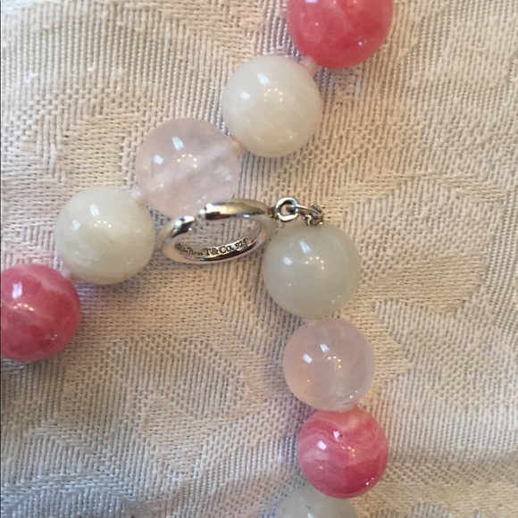 Tiffany bead necklace & earrings - Picture 3 of 4